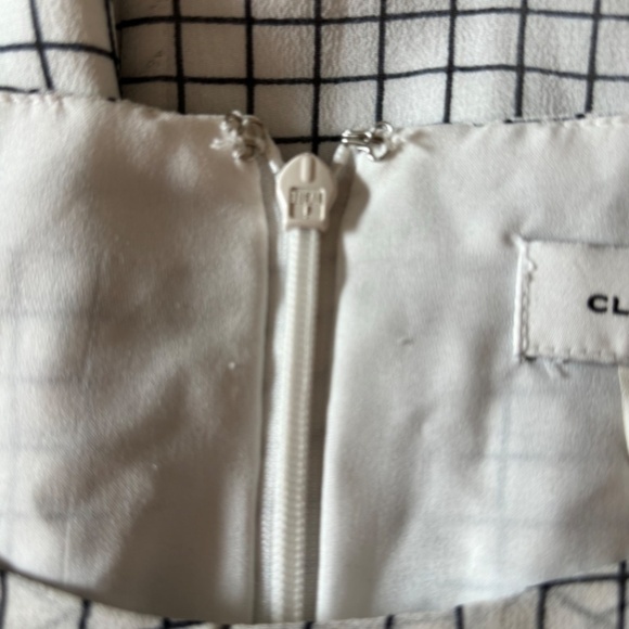 Club Monaco NWT Caluh Dress white base 100% silk 3/4 sleeve size 6 - Picture 15 of 15